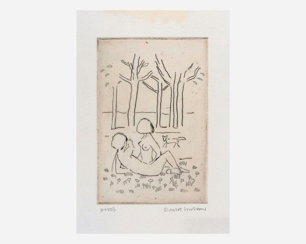 Lovers Surprised By A Fox