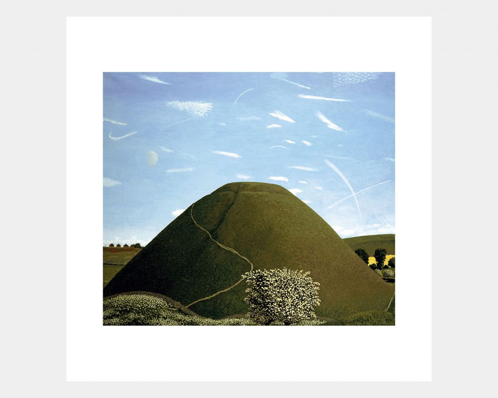Portrait of Silbury Hill in May