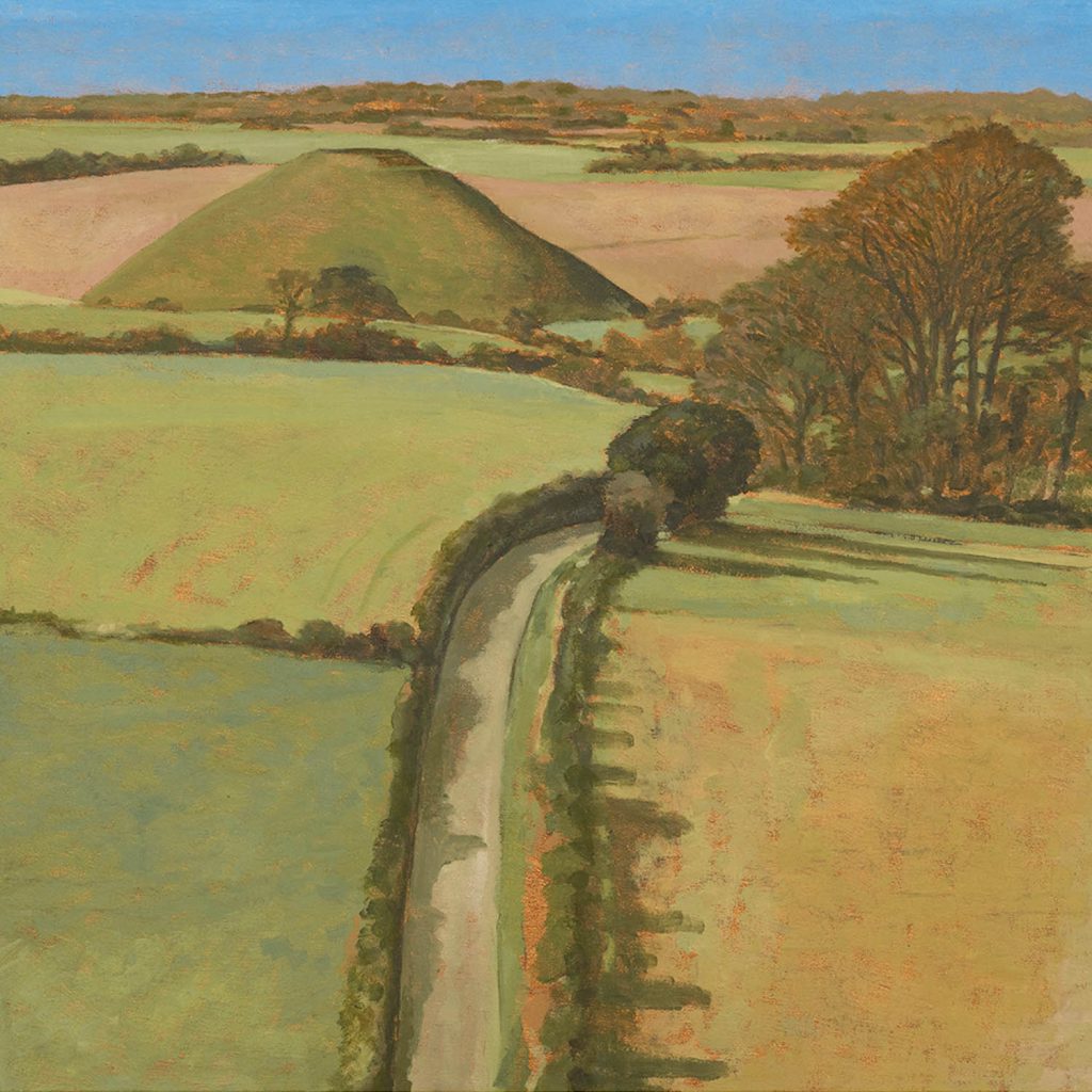 Silbury Hill in the Distance