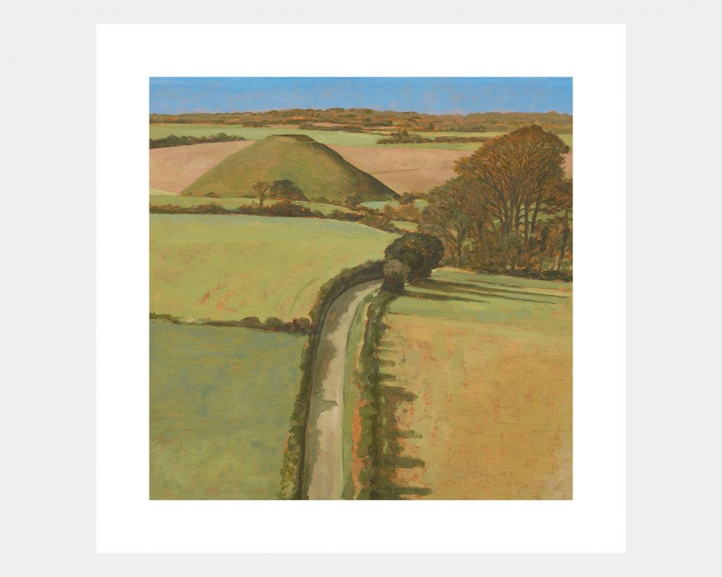 Silbury Hill in the Distance
