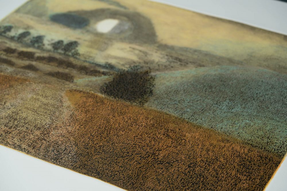 Silbury Hill Landscape Coloured 01 - Image 7
