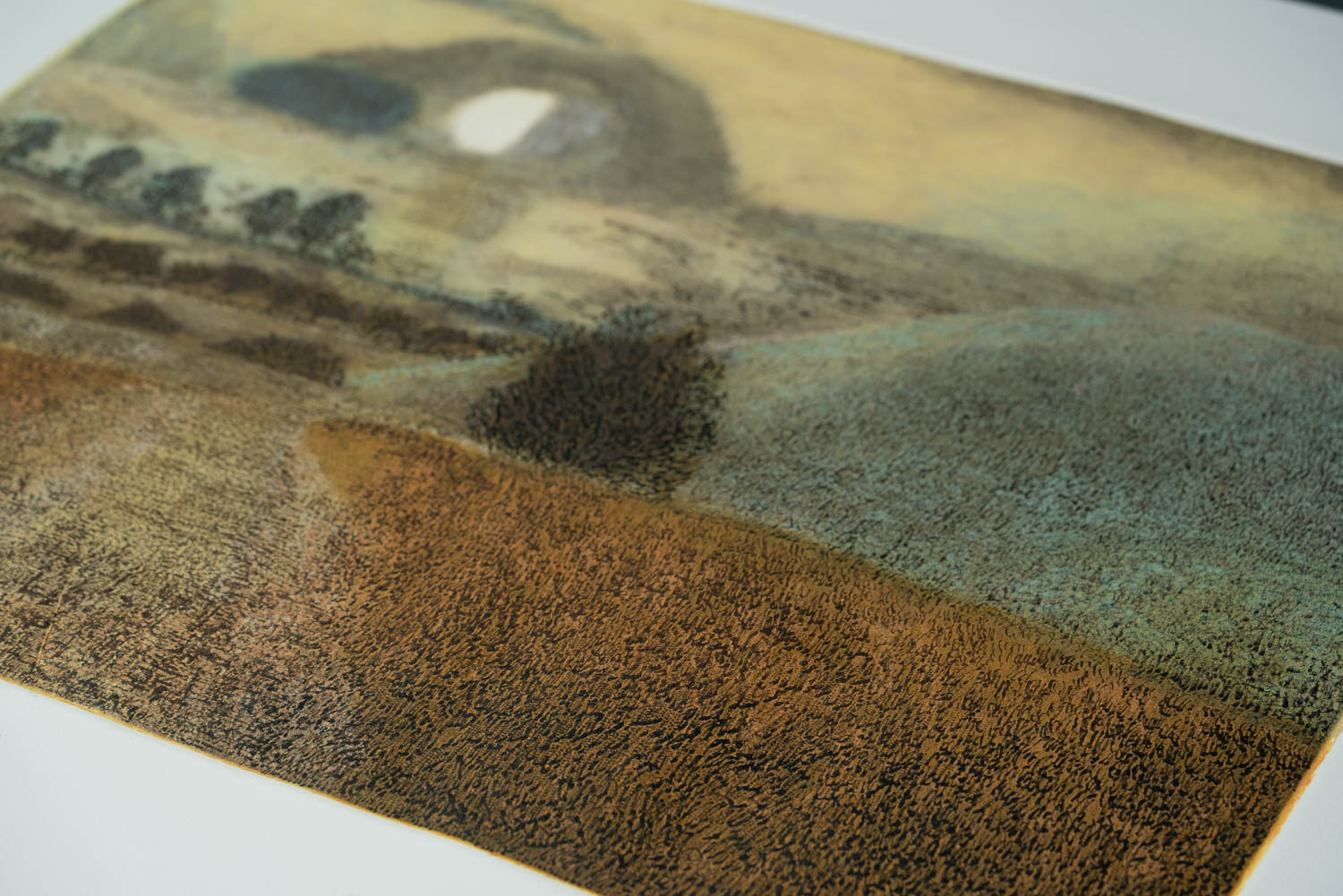 Silbury Hill Landscape Coloured 01 - Image 7