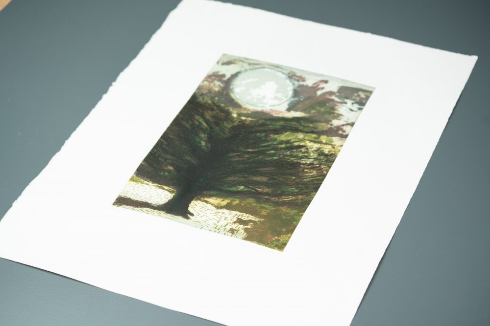 Tree and Moon 02 Artist Proof - Image 2