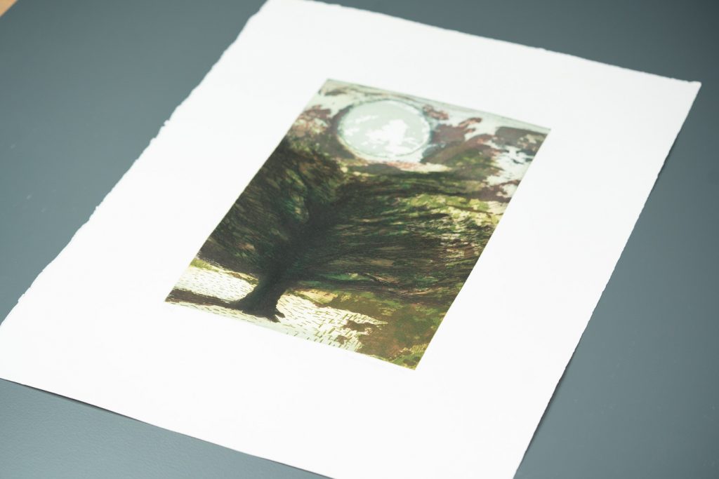 Tree and Moon 02 Artist Proof
